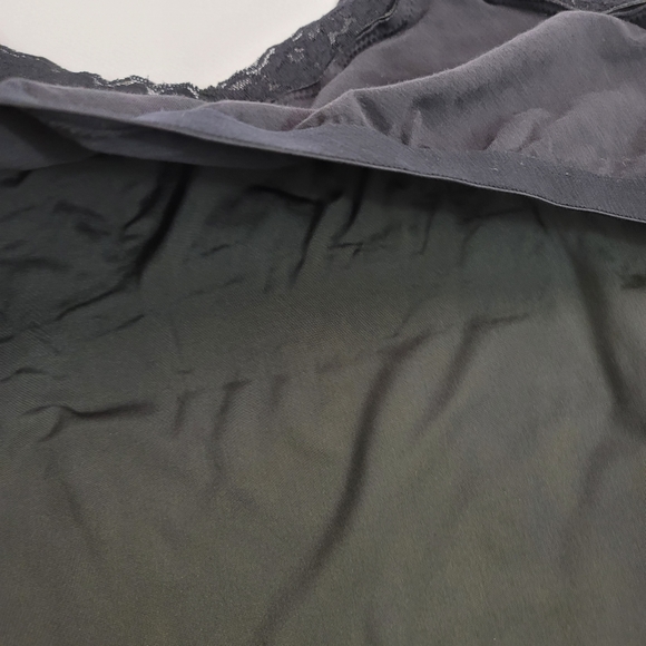 Velvet And Lace Spaghetti Strap Top Sz L By Coldwater Creek - Picture 11 of 16